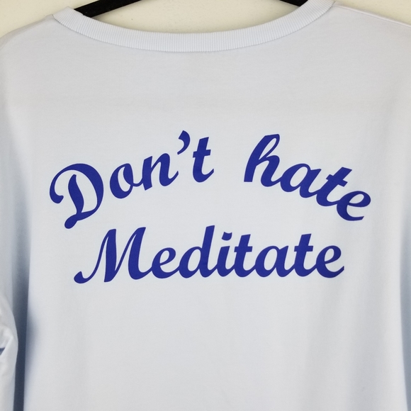 Divided Don't Hate Mediate Blue Long Sleeve Shirt - Picture 5 of 5